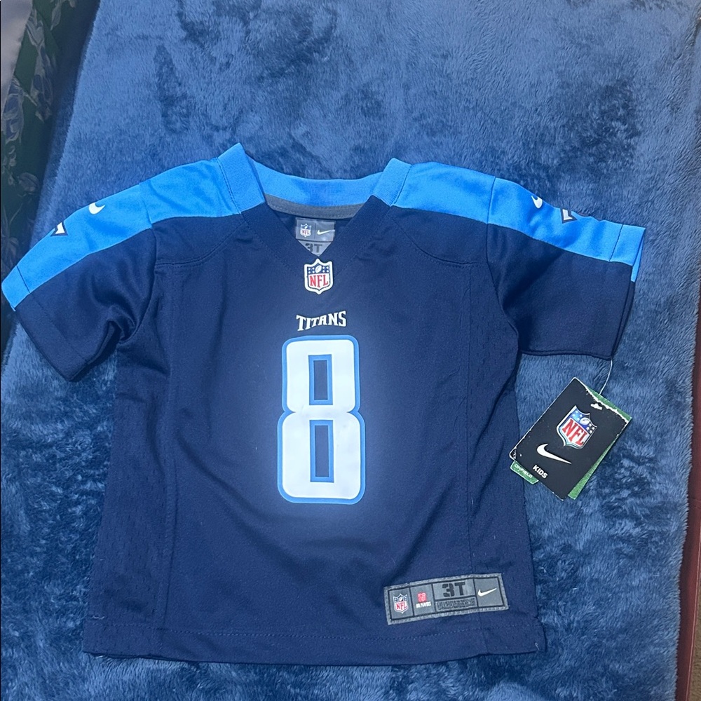 🔥 Nike  Kids' Dark Blue Titans Jersey